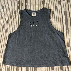 PINK Victoria's Secret Blue Crop Top